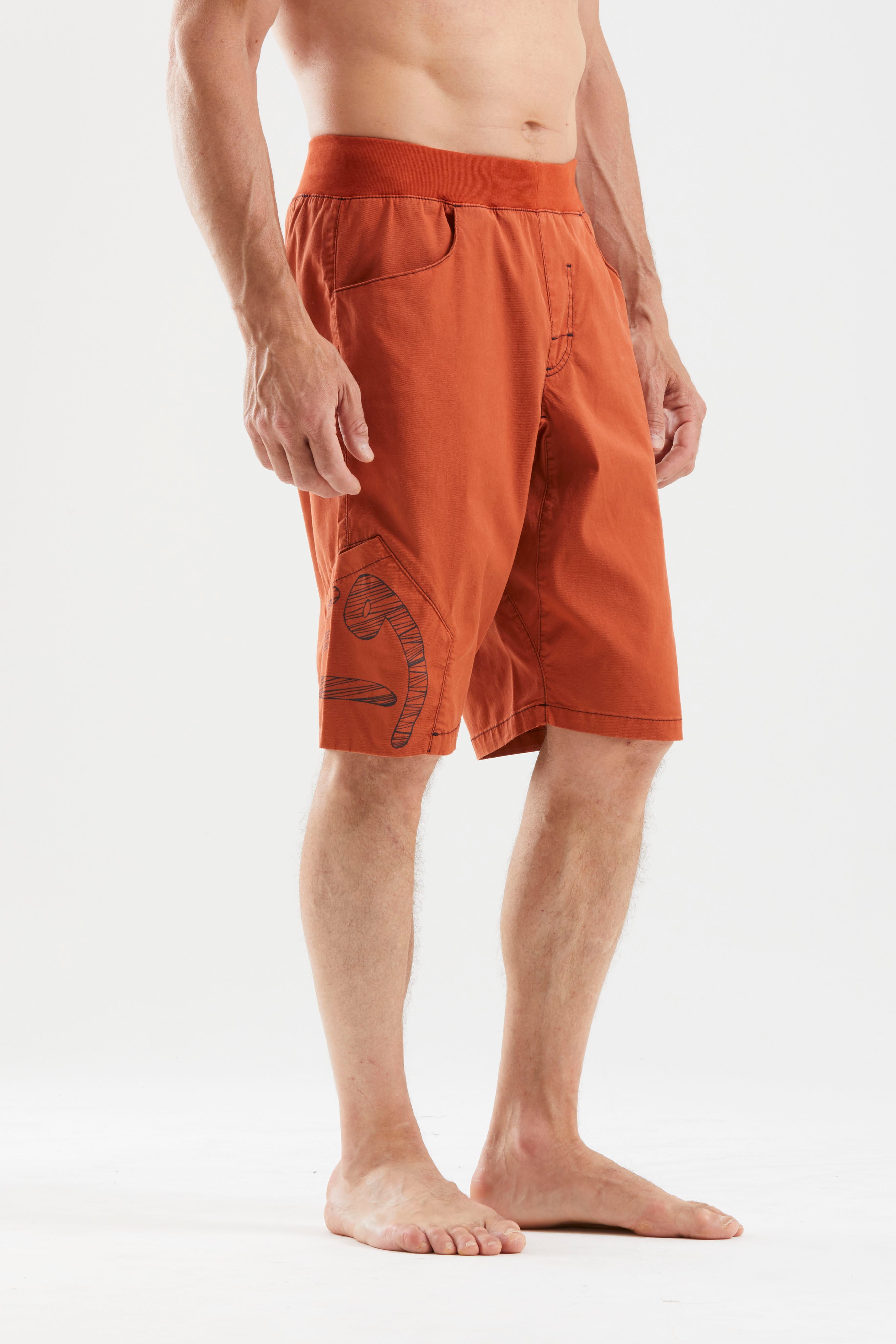 e9-pentago-peace-klettershorts-grape-lyocell-regular-fit image 2