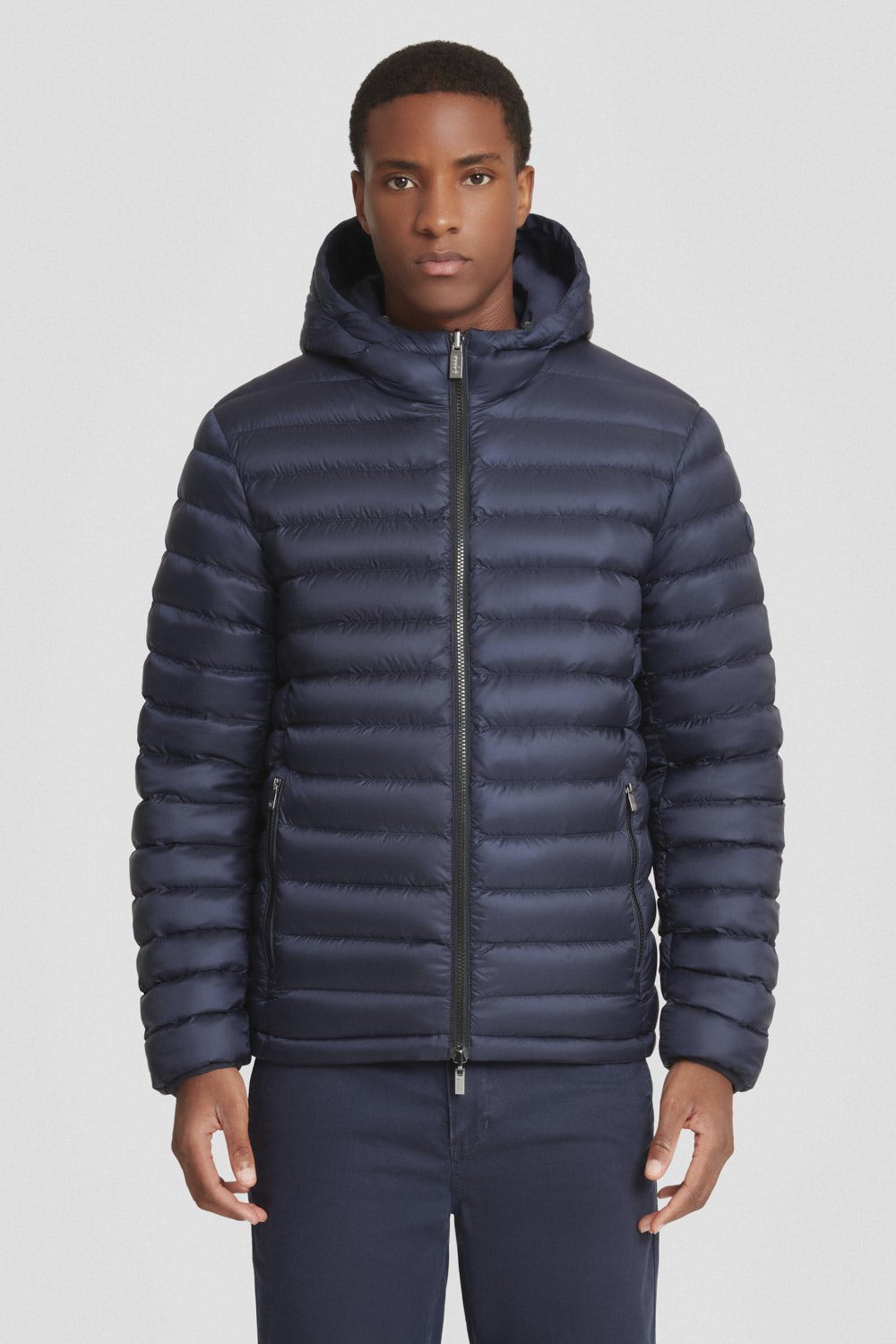 ciesse-outdoor-daunenjacke-kurz-blau-reversibel-mit-kapuze image 2