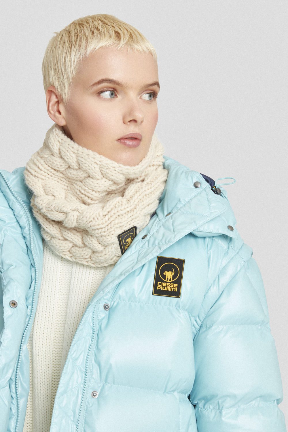 ciesse-halsw-rmer-loop-schal-beige-strick-wolle-alpaka image 2