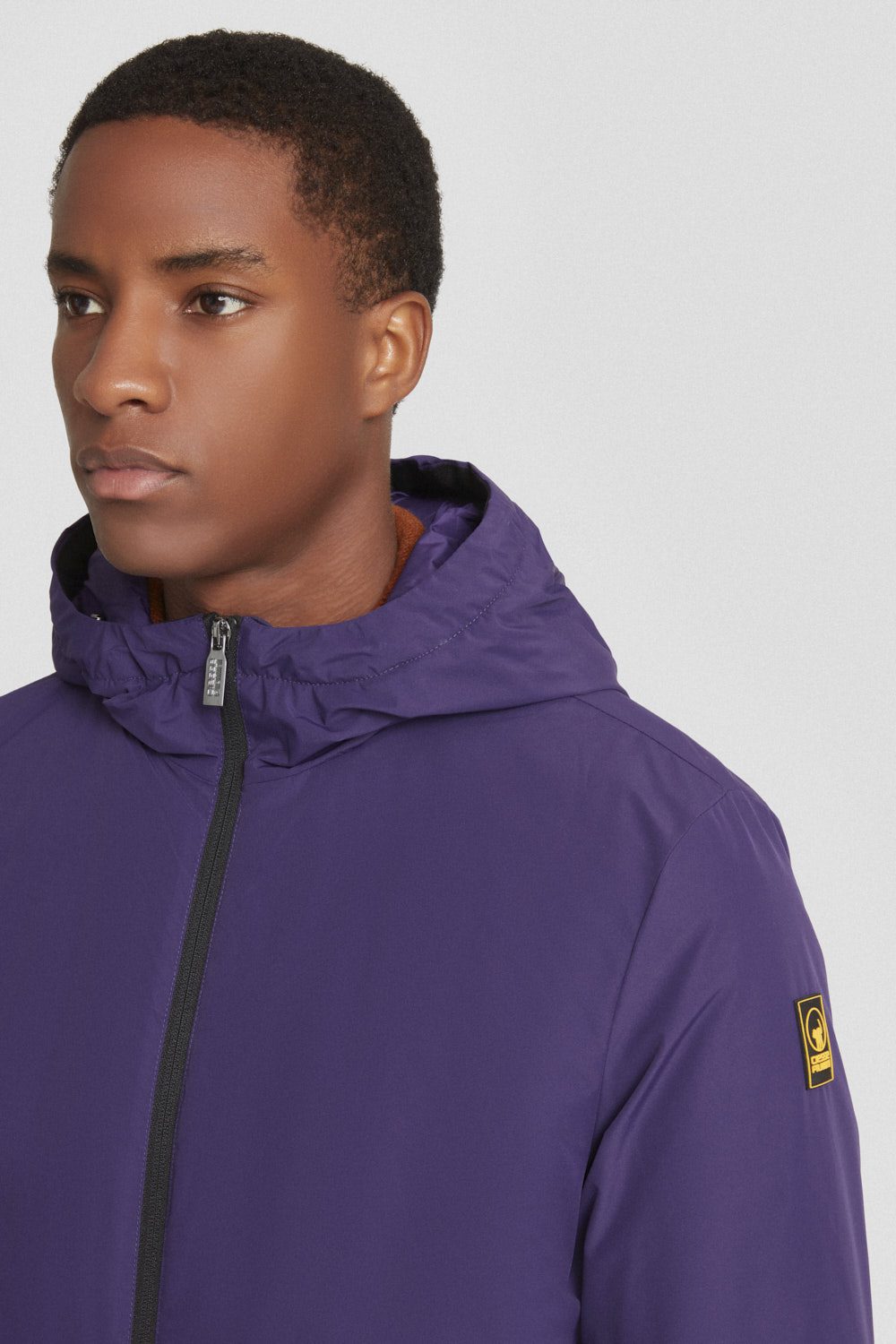 ciesse-outdoor-winterjacke-lila-wattiert-mit-kapuze image 3