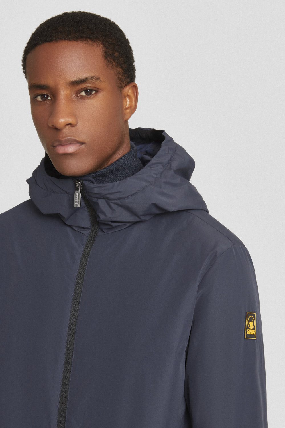 ciesse-outdoor-winterjacke-lang-blau-kapuze-dwr image 4