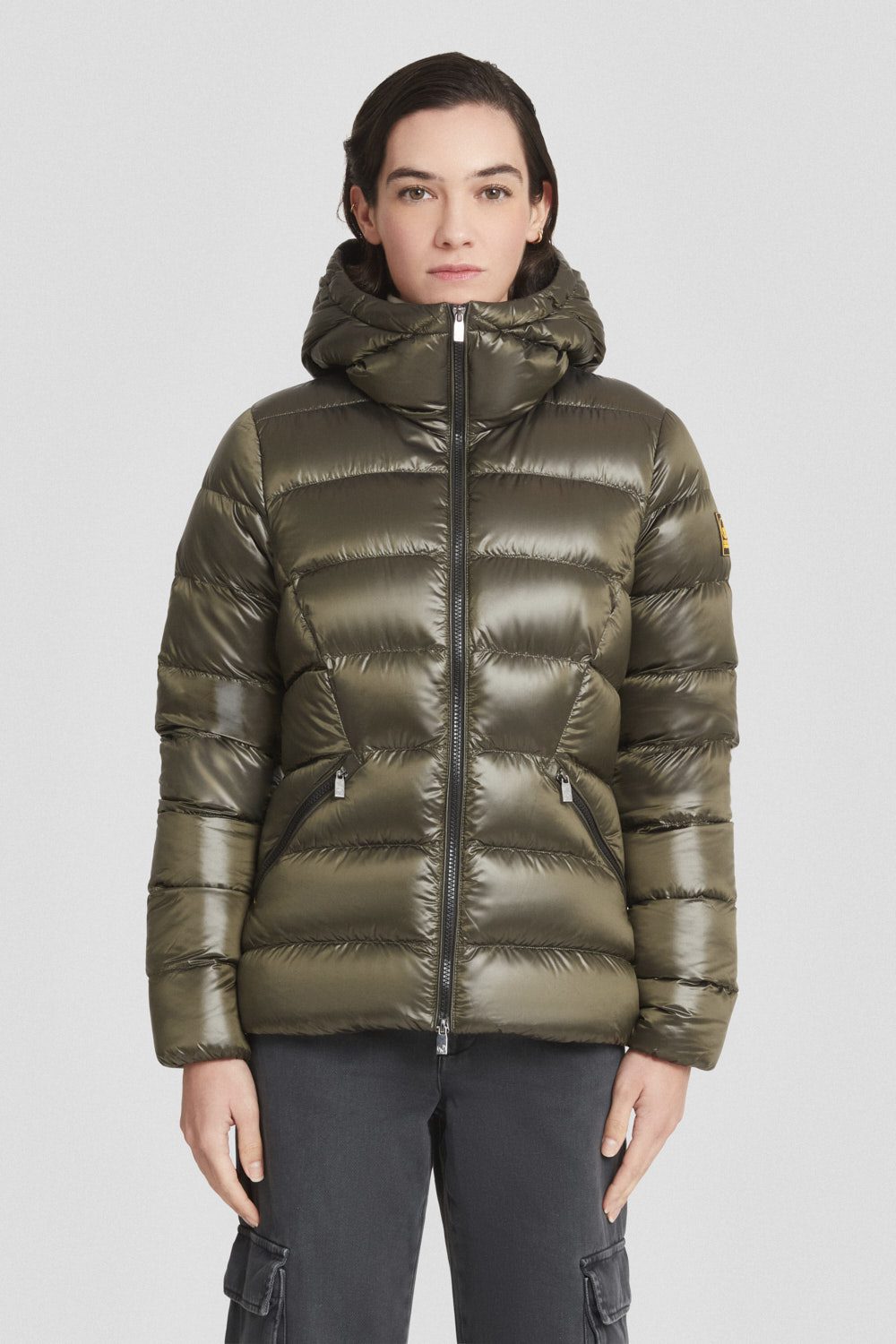 ciesse-outdoor-piumini-daunenjacke-gr-n-mit-kapuze-800-fill image 2