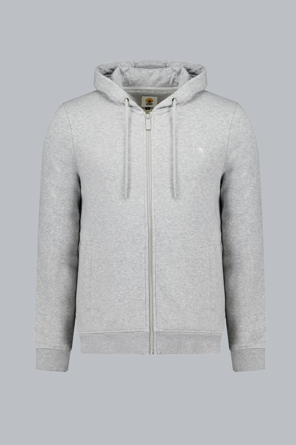 ciesse-outdoor-hazy-2-0-hoodie-grau-full-zip-mit-kapuze image 1