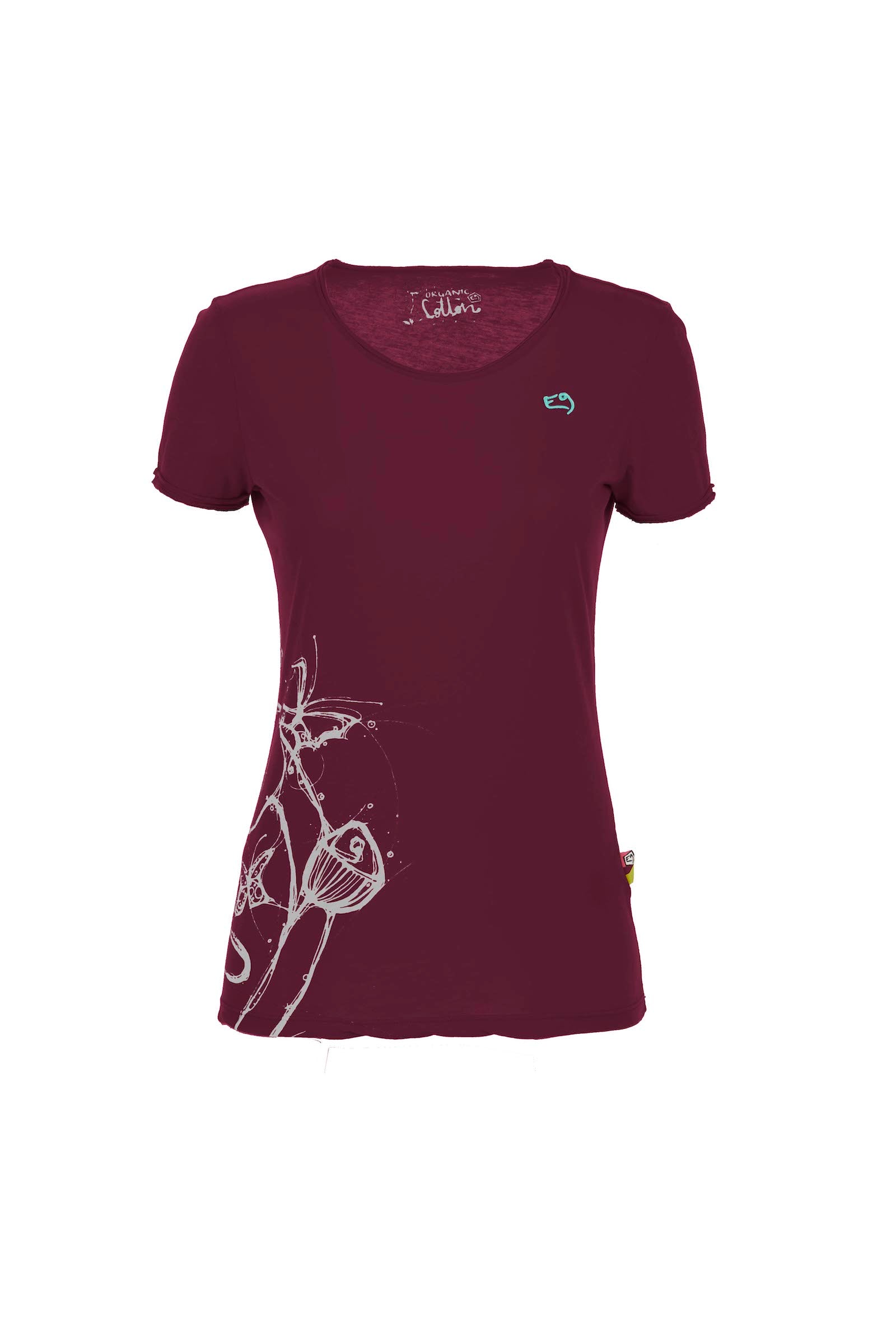 e9-reve-t-shirt-damen-sunflower-baumwolle-slim-fit image 6