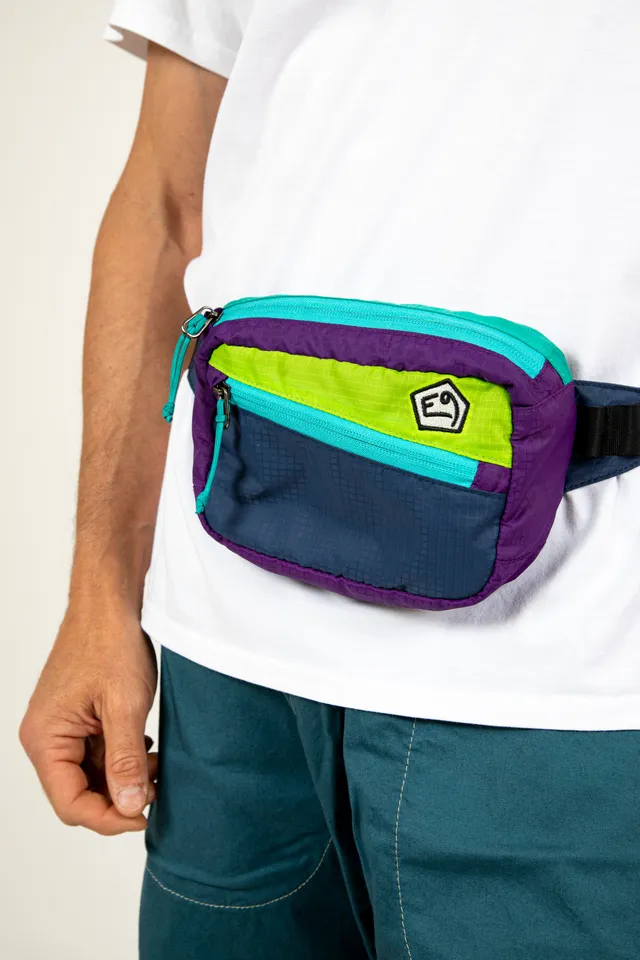 e9-kangaroo-chalkbag-purple-ripstop-nylon-mit-g-rtel image 1