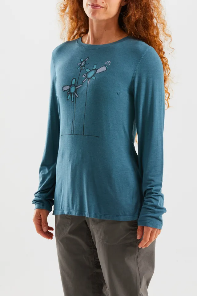 e9-marika-langarmshirt-agave-slim-fit-modal image 1