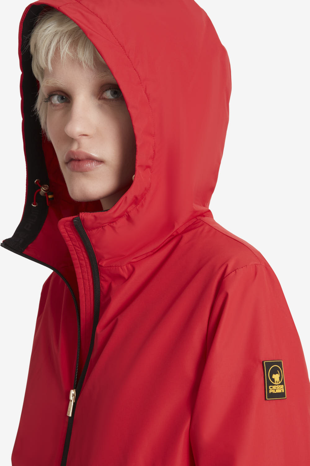 ciesse-liana-bergangsjacke-damen-rot-kapuze-dwr-40g image 3