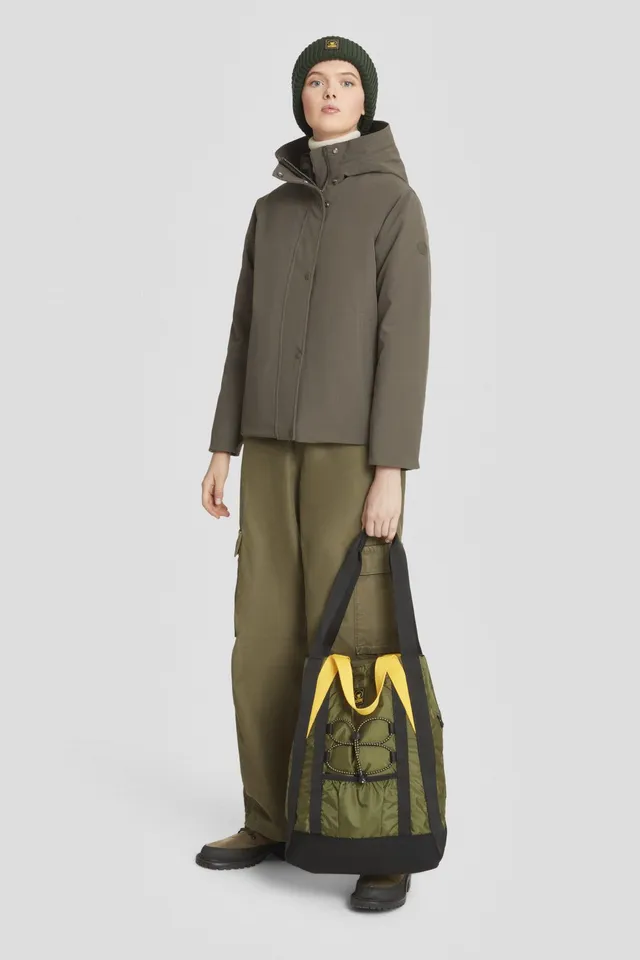 ciesse-outdoor-softshelljacke-oliv-kurz-mit-kapuze image 1