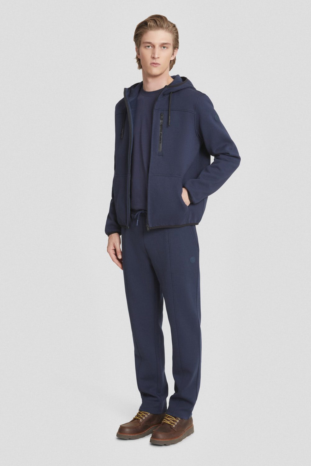 ciesse-outdoor-hoodie-blau-herren-mit-kapuze-baumwolle image 1