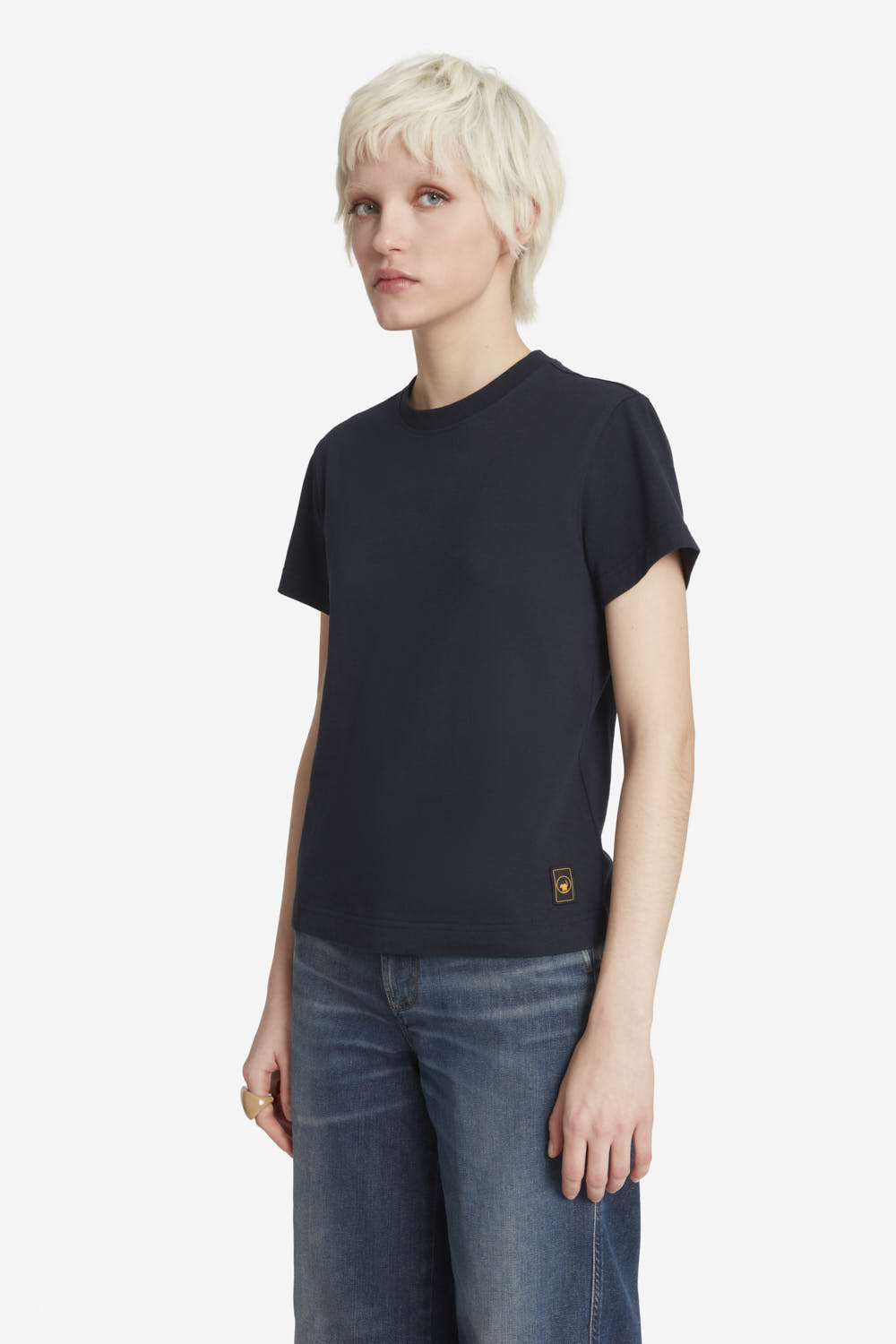 ciesse-outdoor-larin-3-0-t-shirt-dunkelblau-baumwolle-damen image 2