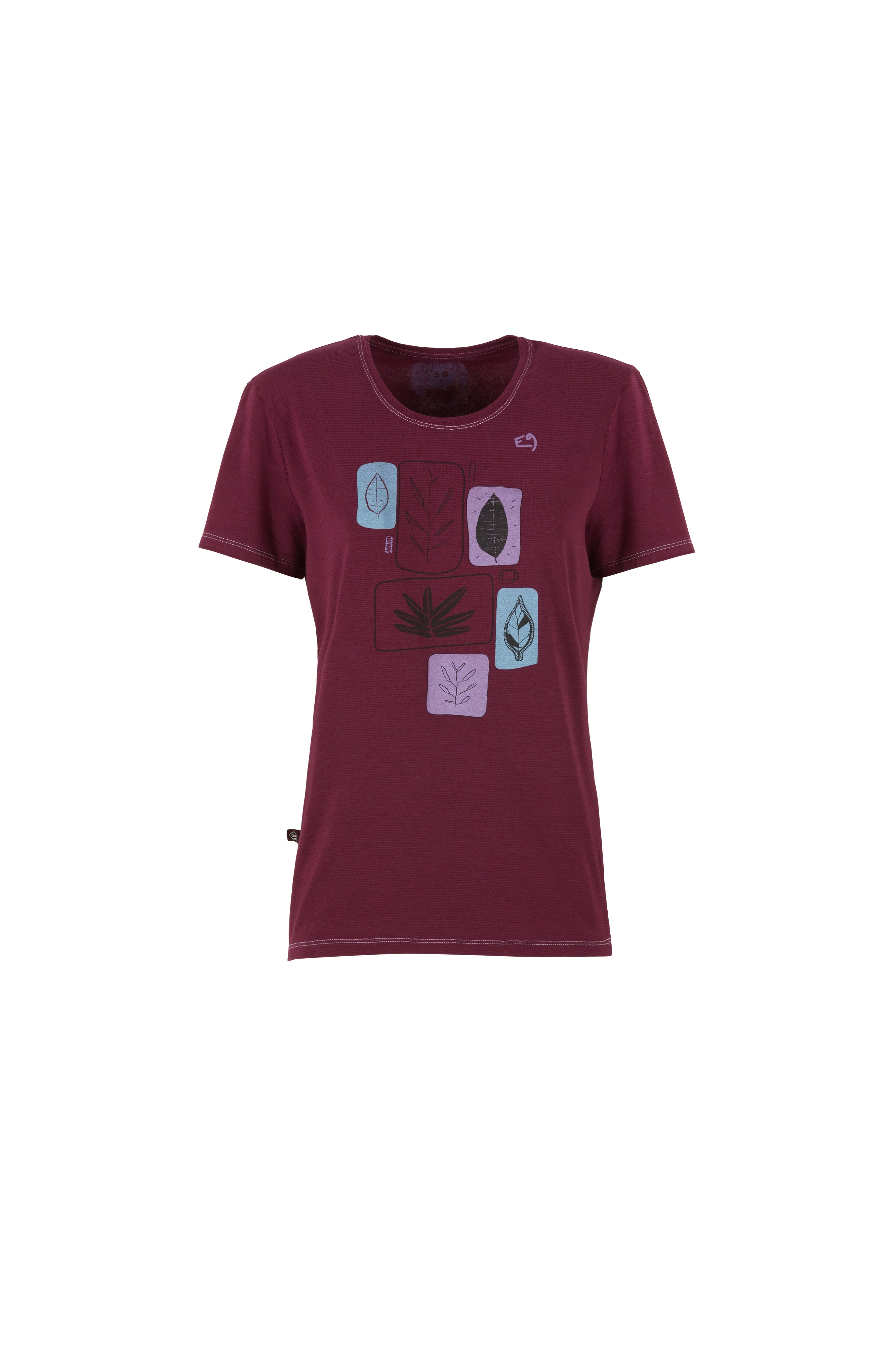 e9-pamma-t-shirt-sangria-gr-m-bambus-baumwolle image 4