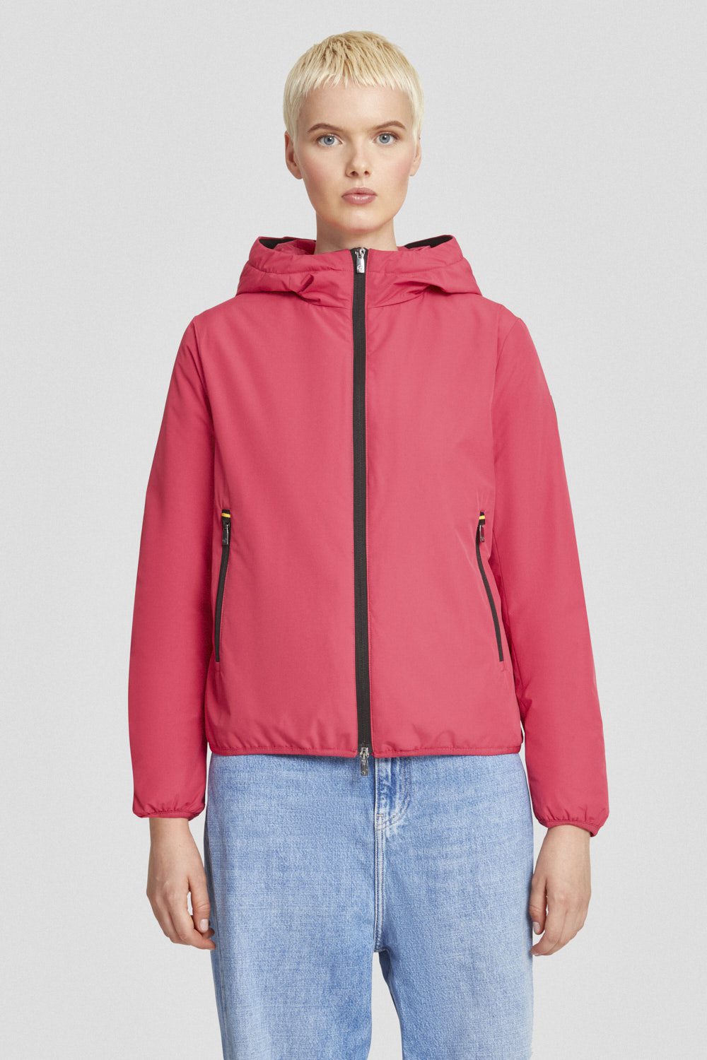 ciesse-outdoor-winterjacke-fuchsia-wattiert-mit-kapuze image 2