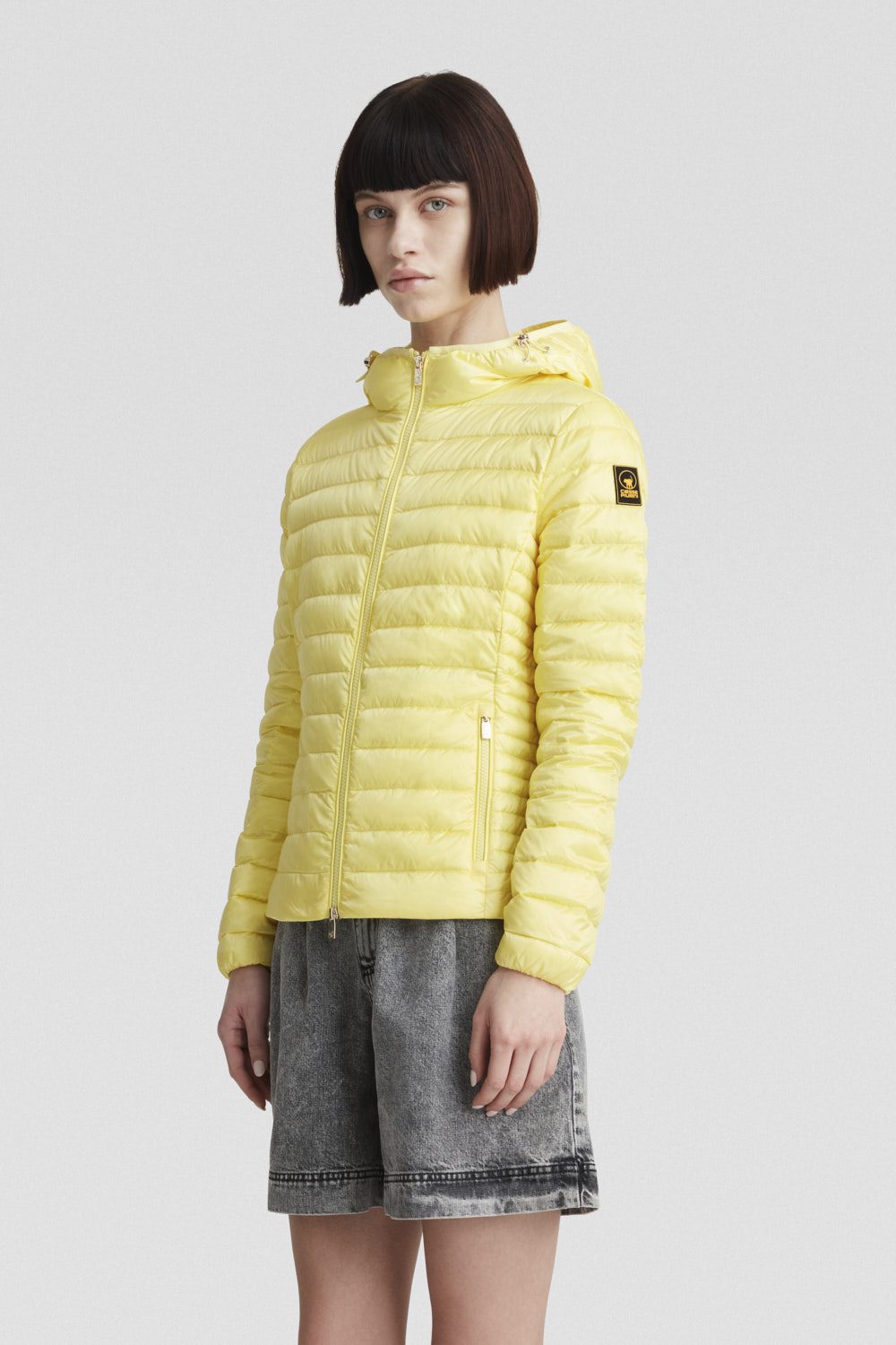 ciesse-piumini-daunenjacke-gelb-mit-kapuze-800-fill-power image 2