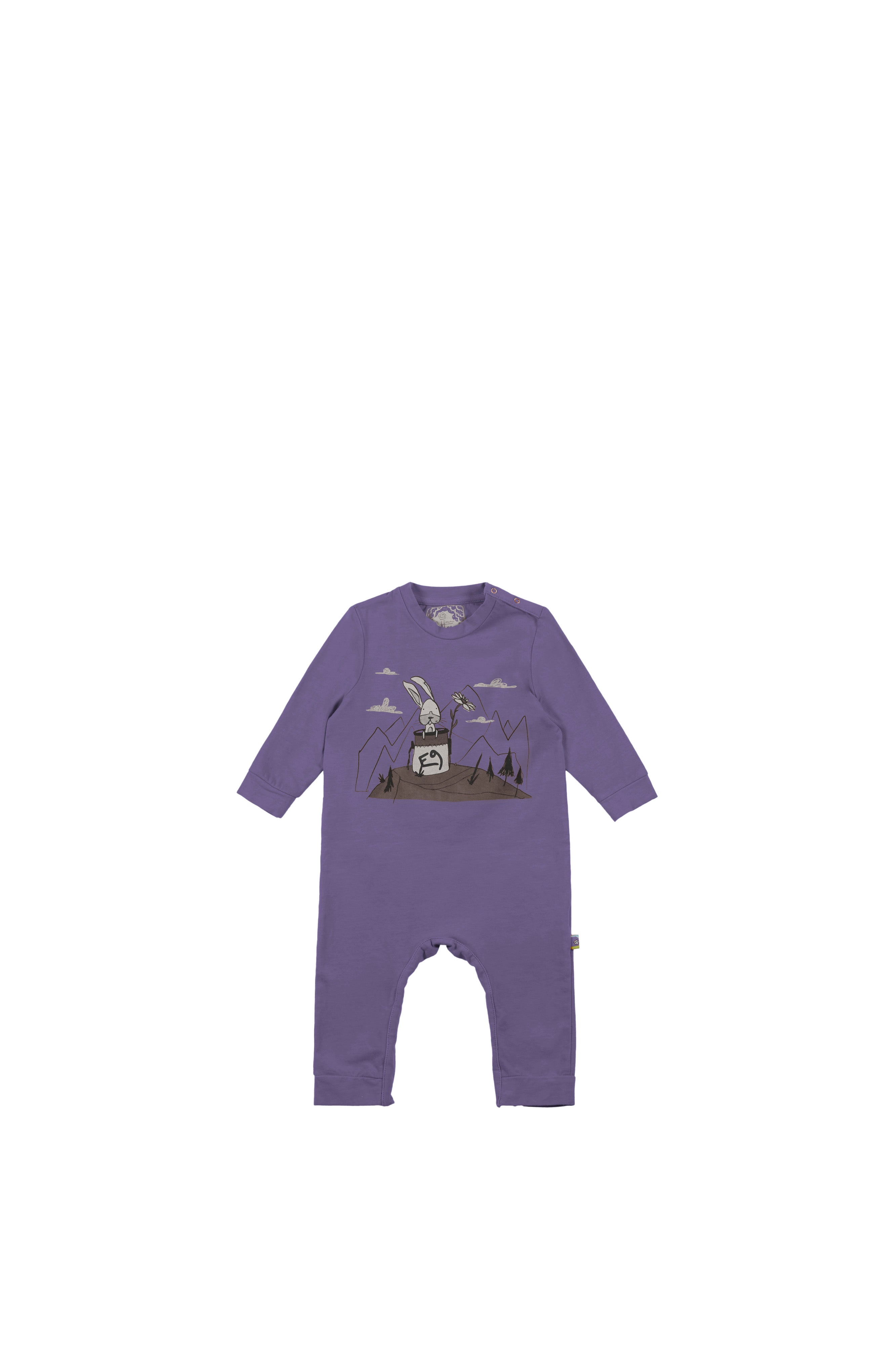 e9-bunny-baby-jumpsuit-bio-baumwolle-saffron-9-12m image 6