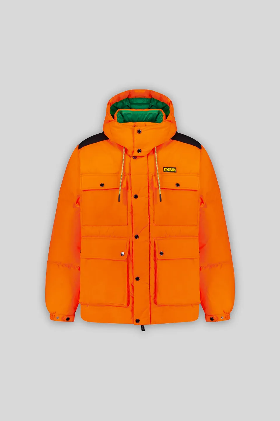ciesse-outdoor-alaska-daunenjacke-orange-unisex-recycelt image 1