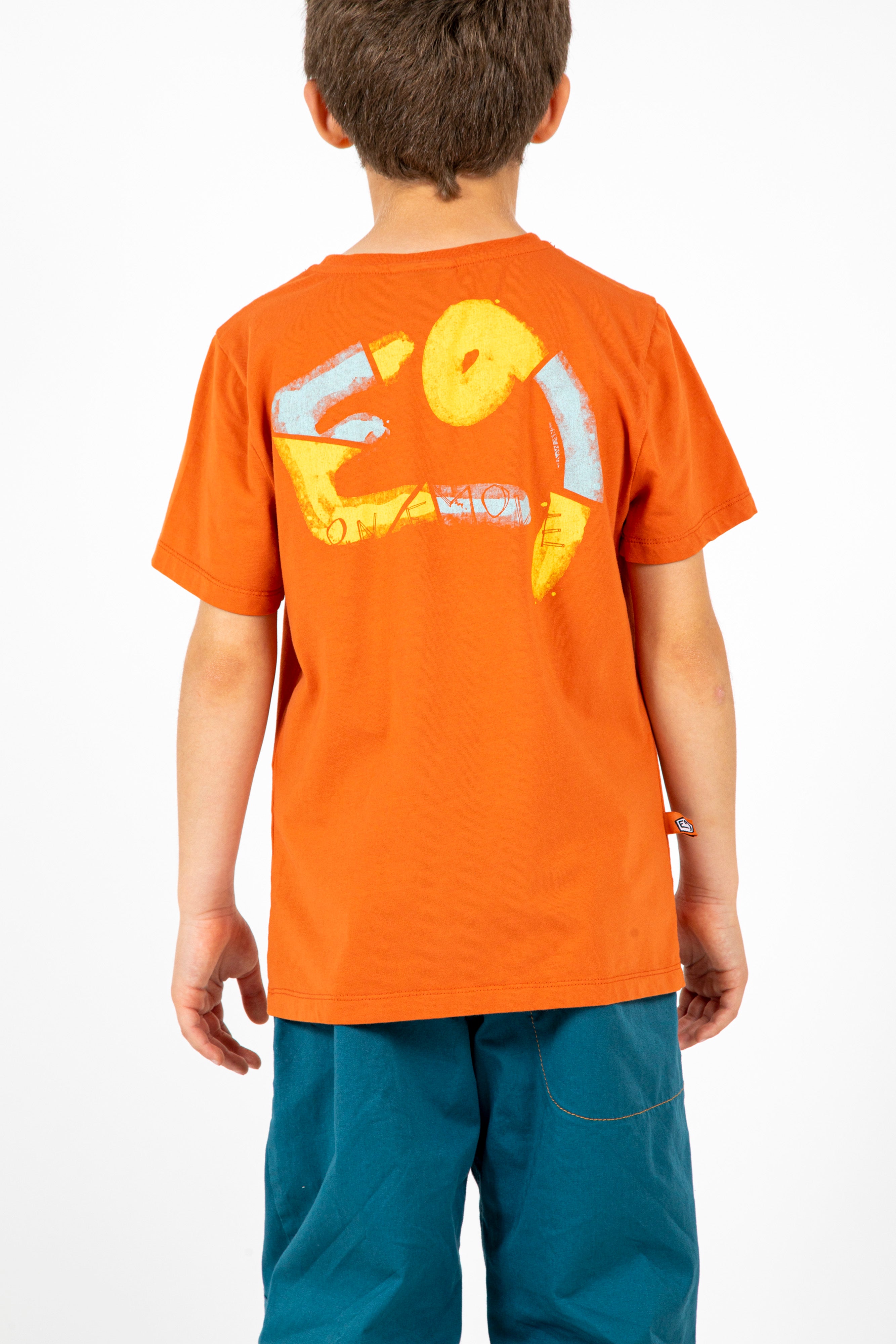e9-b-one-kinder-t-shirt-saffron-regular-bio-baumwolle image 2