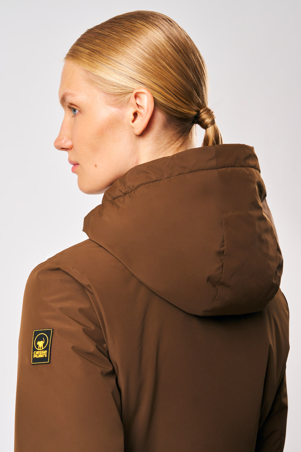 ciesse-outdoor-matilda-damenjacke-lang-braun-moka image 4