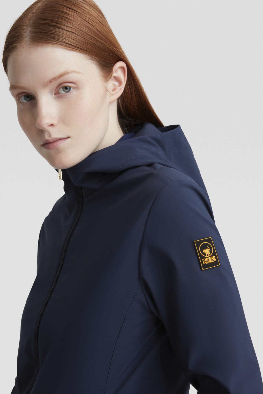 ciesse-outdoor-giacche-leggere-softshelljacke-blau-kapuze-slim-fit image 6
