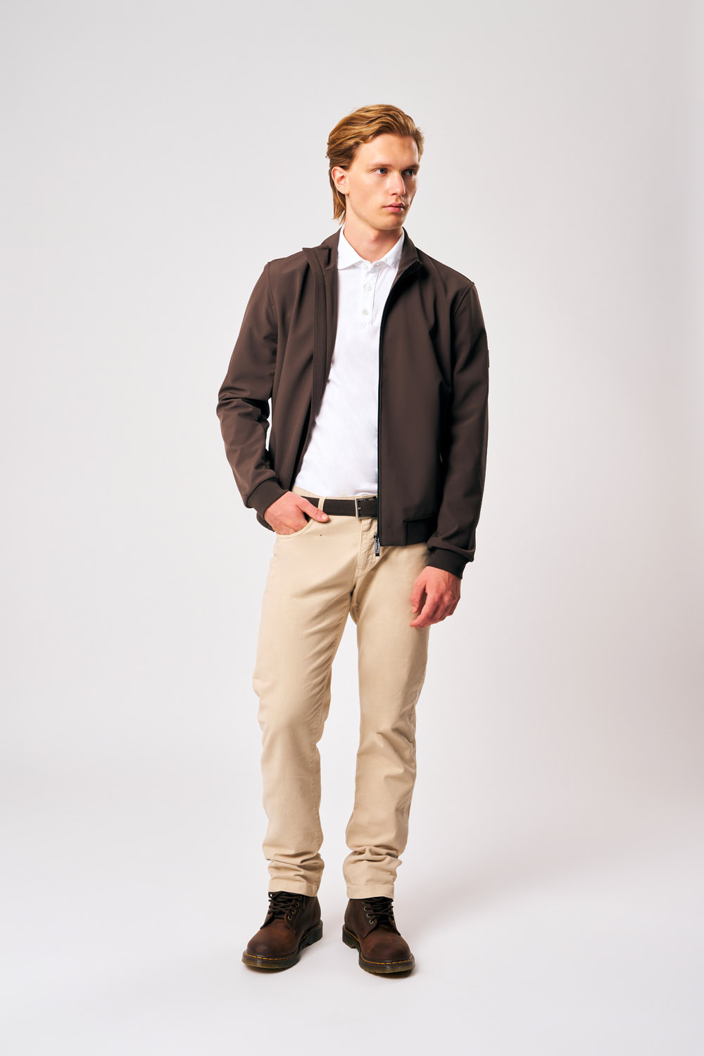 ciesse-outdoor-lupin-bikerjacke-herren-braun-softshell-5k image 2
