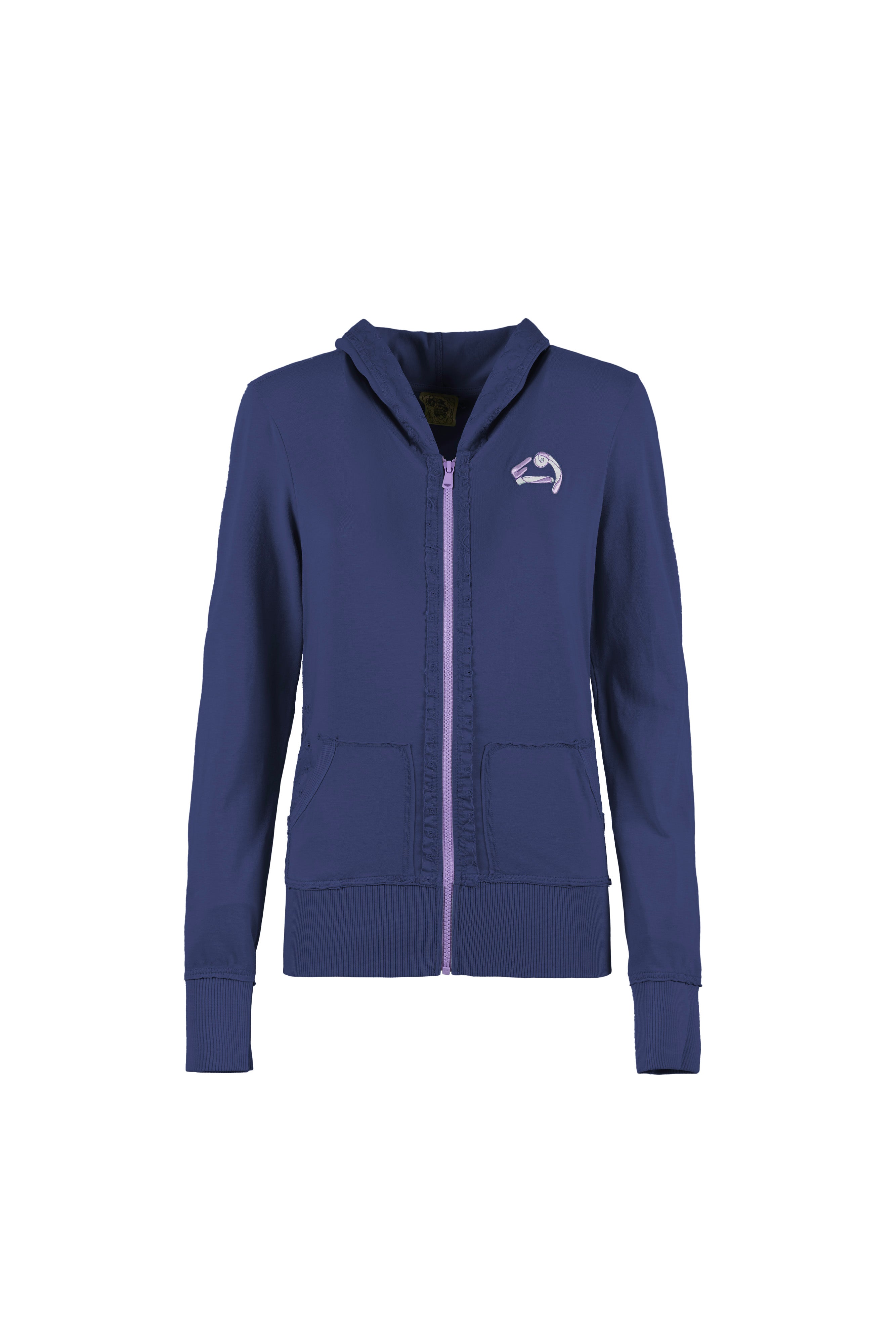 e9-frida-hoodie-damen-apatite-bio-baumwolle-spitze image 8