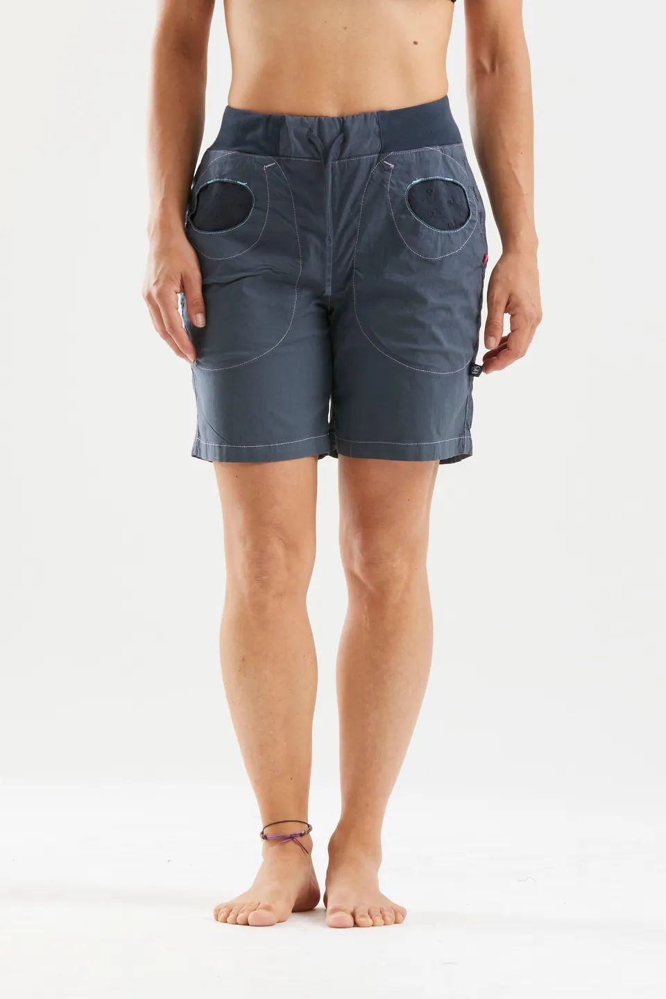 e9-mix-short2-3-shorts-deep-blue-lyocell-regular-fit image 1