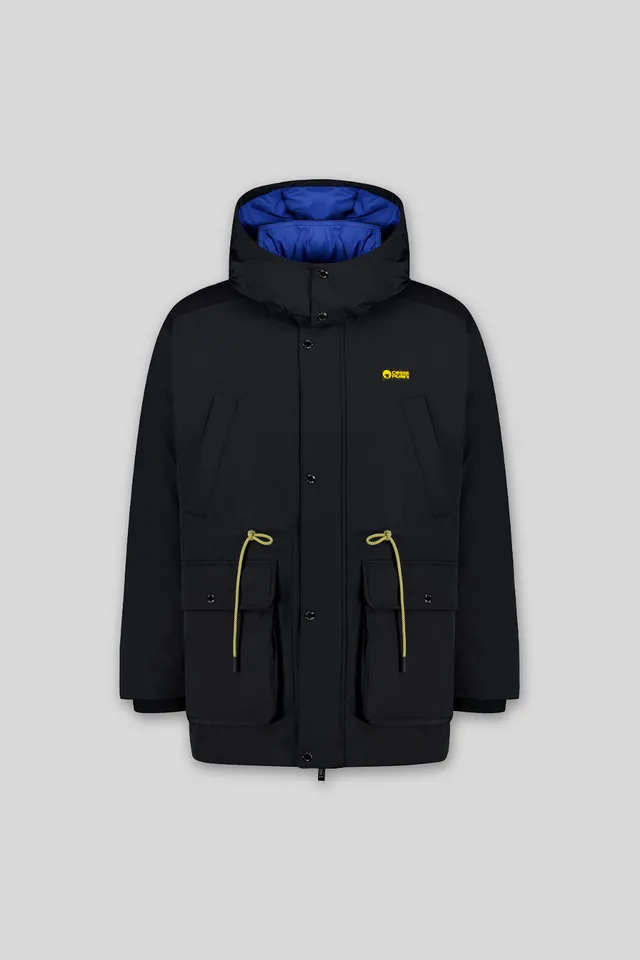 ciesse-montana-parka-schwarz-recycelt-abnehmbare-kapuze image 1