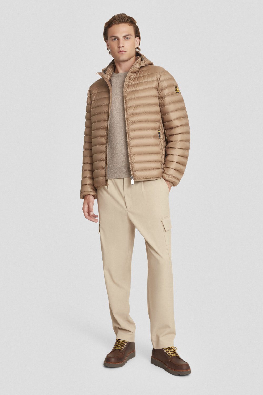 ciesse-outdoor-piumini-daunenjacke-beige-kapuze-800fp-2 image 2