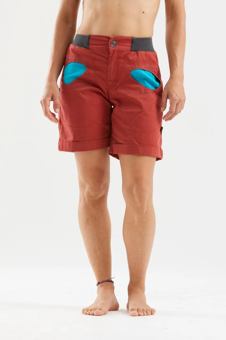 e9-onda-short-kletter-shorts-bio-baumwolle-ocean-blue image 1