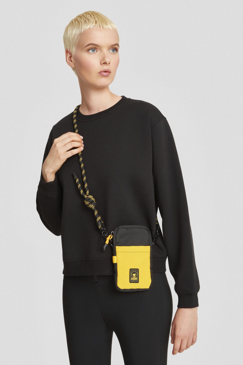 ciesse-outdoor-umh-ngetasche-schwarz-ripstop-zip image 2