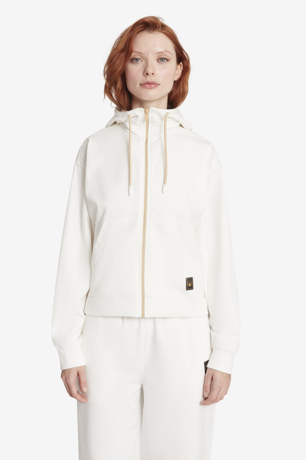 ciesse-outdoor-natalie-zip-hoodie-damen-wei-baumwolle image 2