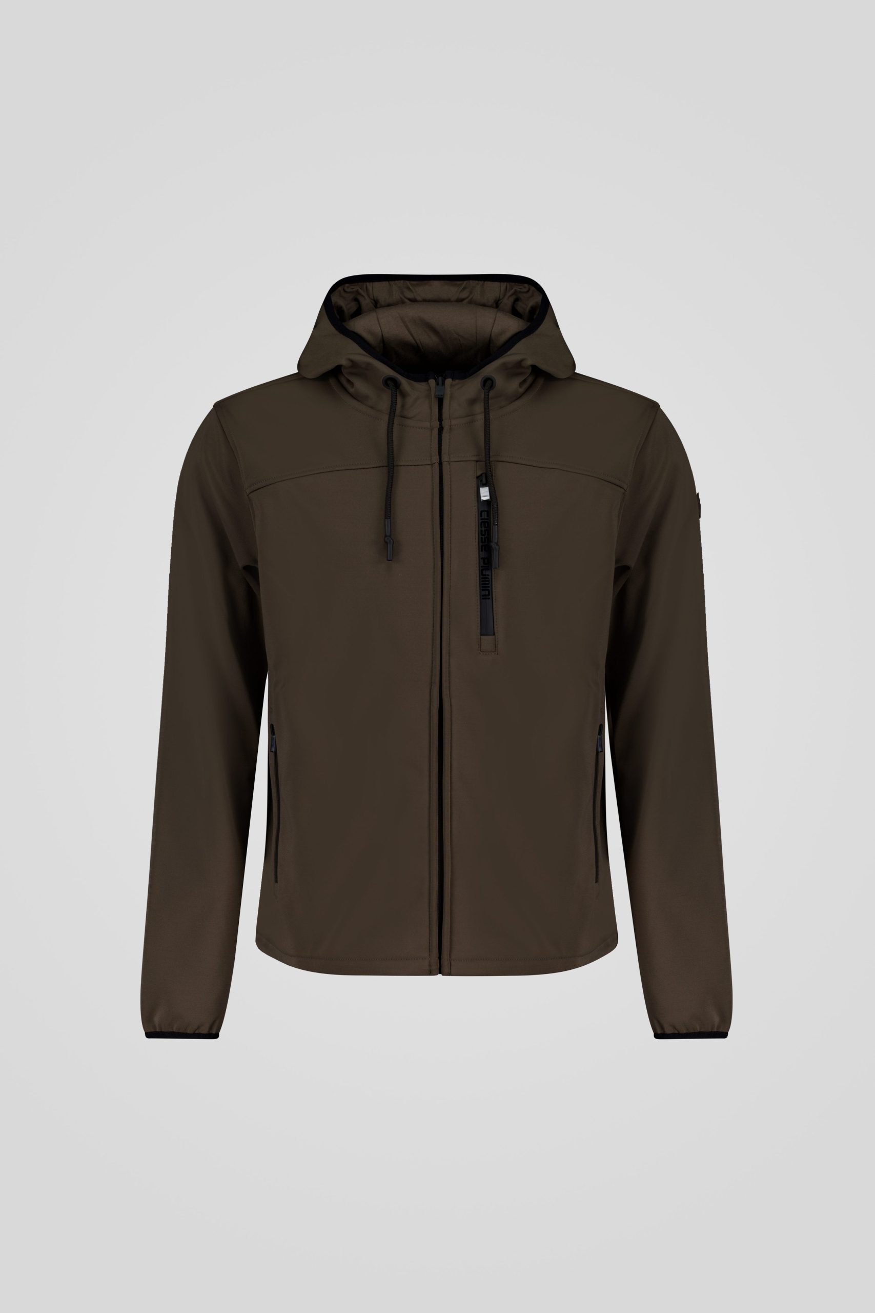 ciesse-outdoor-sweatjacke-braun-kapuze-waterproof-zip image 5