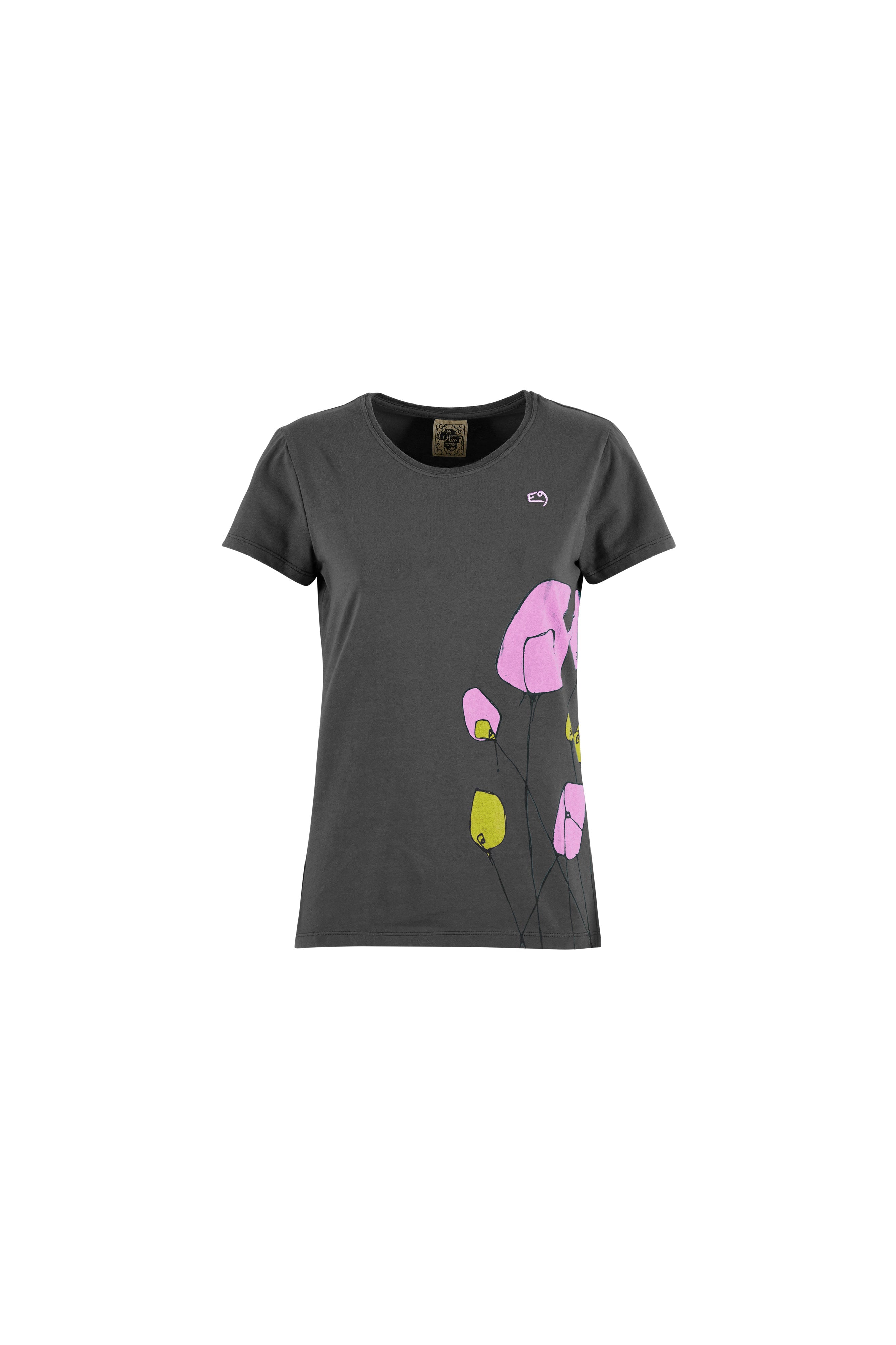 e9-bibi-t-shirt-bio-baumwolle-ash-s-slim-fit image 6