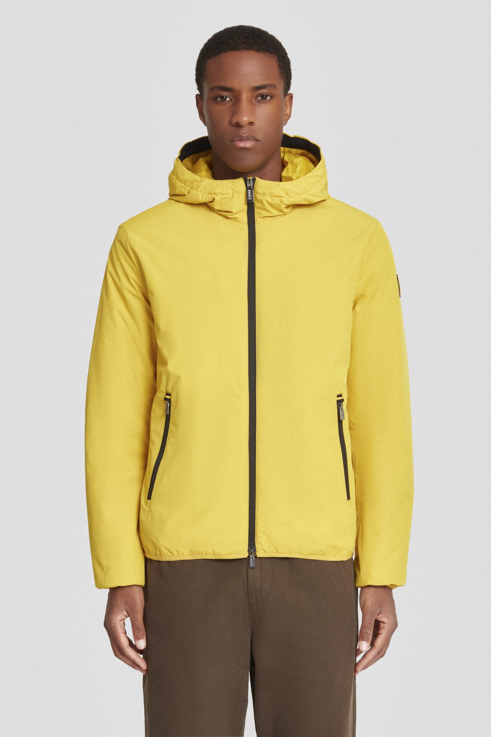 ciesse-giacche-invernali-steppjacke-gelb-kapuze image 2