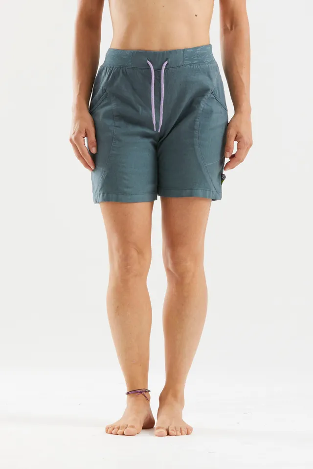 e9-wendy-2-2-shorts-leinen-deep-blue-slim-fit image 1