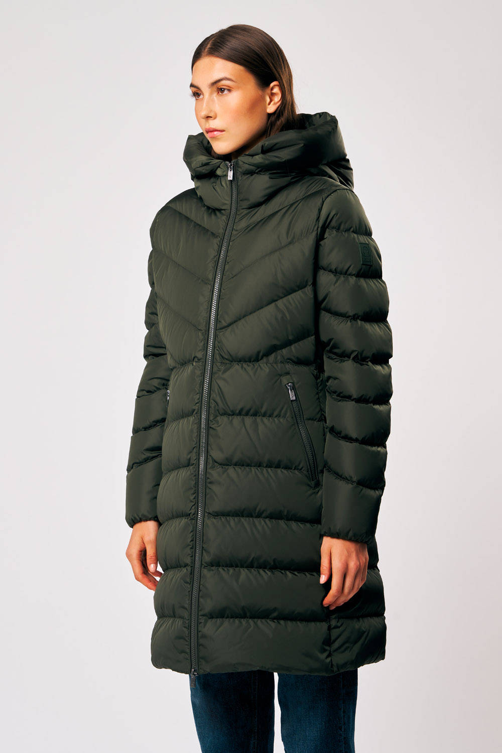 ciesse-outdoor-rebecca-daunenmantel-damen-gr-n-lang image 2