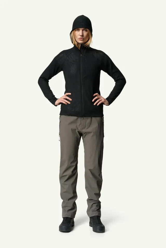 houdini-w-s-pace-flow-houdi-fleecehoodie-true-black-leicht image 1