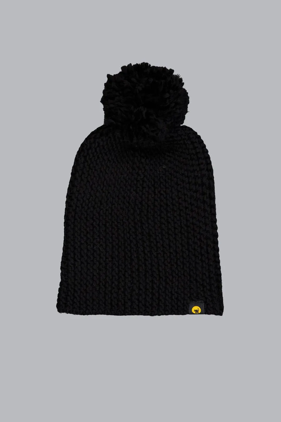 ciesse-licy-m-tze-schwarz-strick-mit-bommel image 1