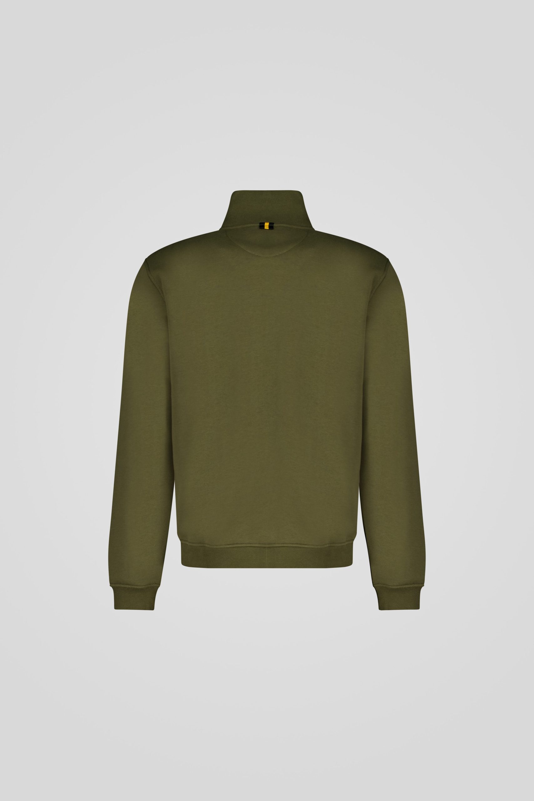 ciesse-sweatjacke-oliv-baumwolle-mit-zip-military image 6