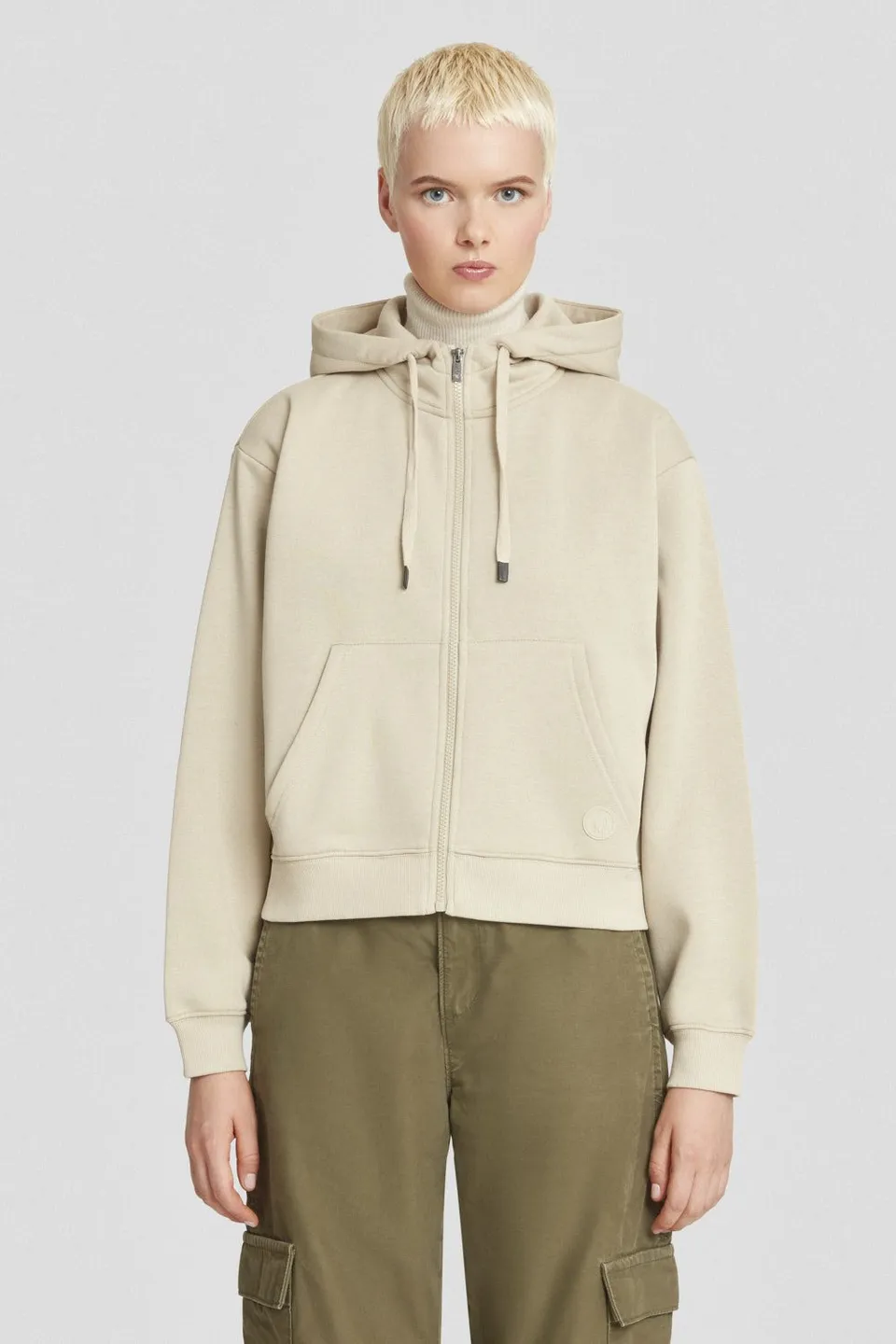 ciesse-outdoor-zip-hoodie-beige-kapuzenpullover image 1