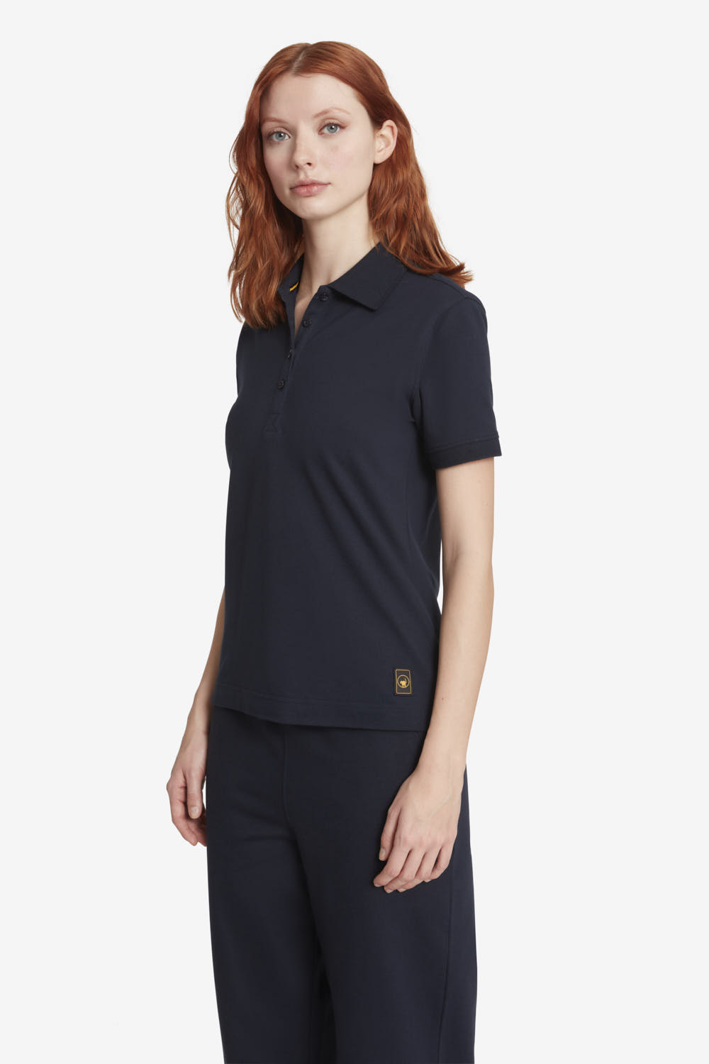 ciesse-aria-3-0-polo-damen-dunkelblau-baumwolle-piqu image 2