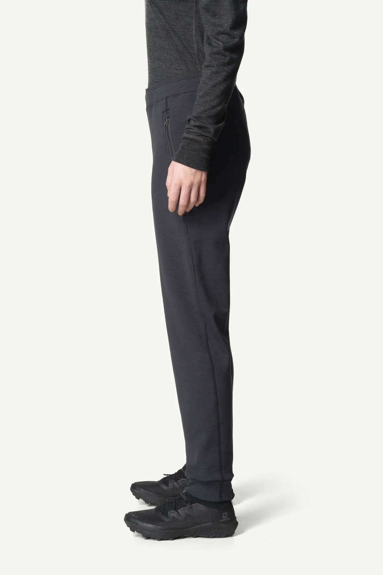 houdini-outright-pants-fleecehose-damen-rock-black-warm image 5