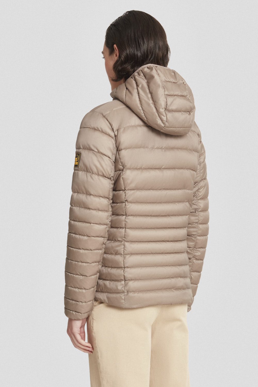 ciesse-outdoor-daunenjacke-kurz-braun-steppjacke-dwr image 4