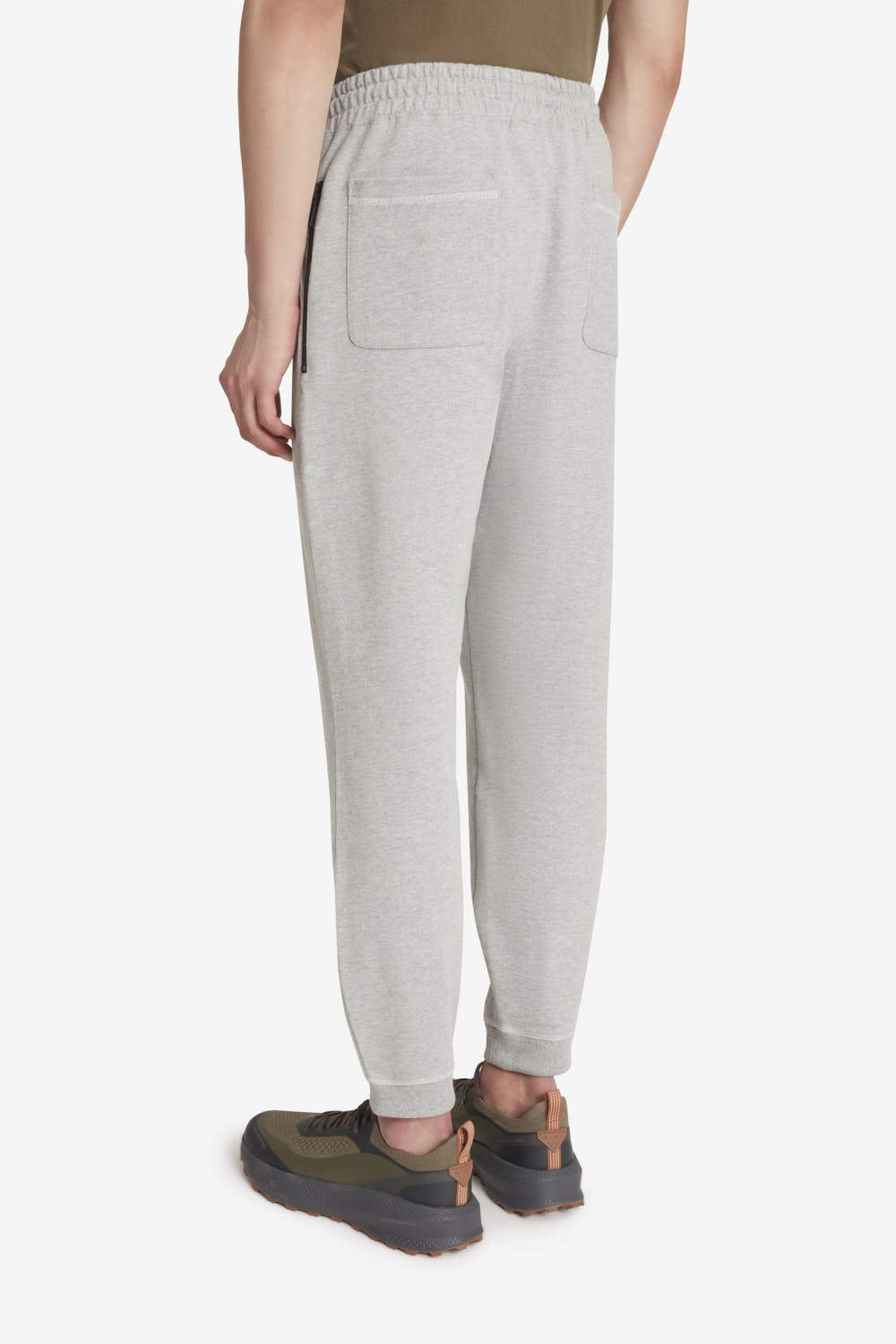 ciesse-pantaloni-flax-4-0-hose-grau-melange-baumwolle image 4