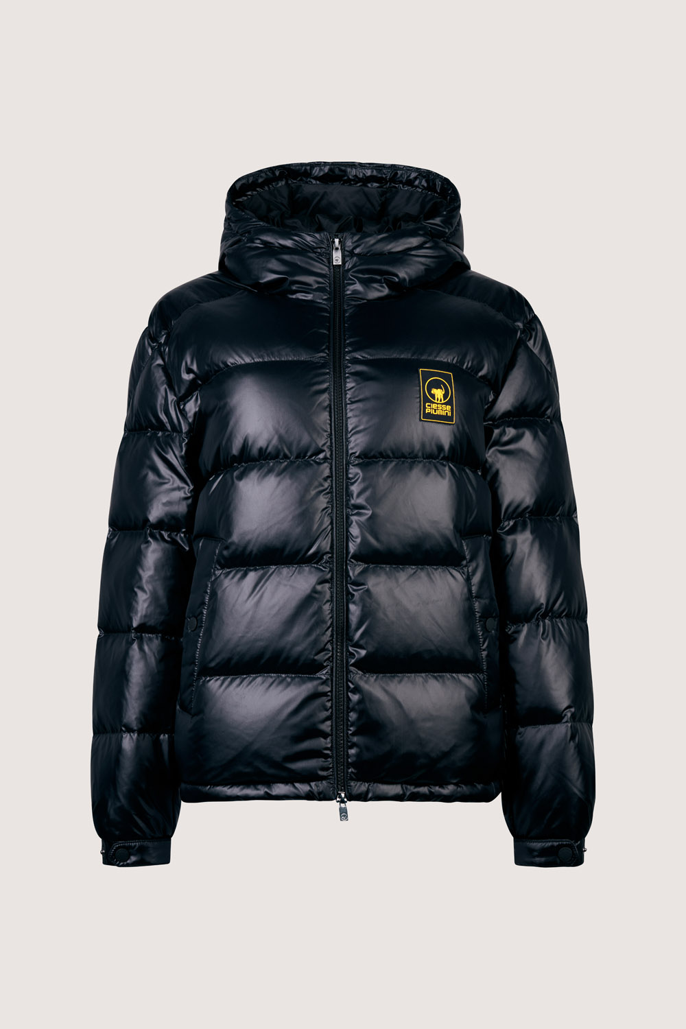 ciesse-piumini-naria-daunenjacke-damen-schwarz-kapuze image 3
