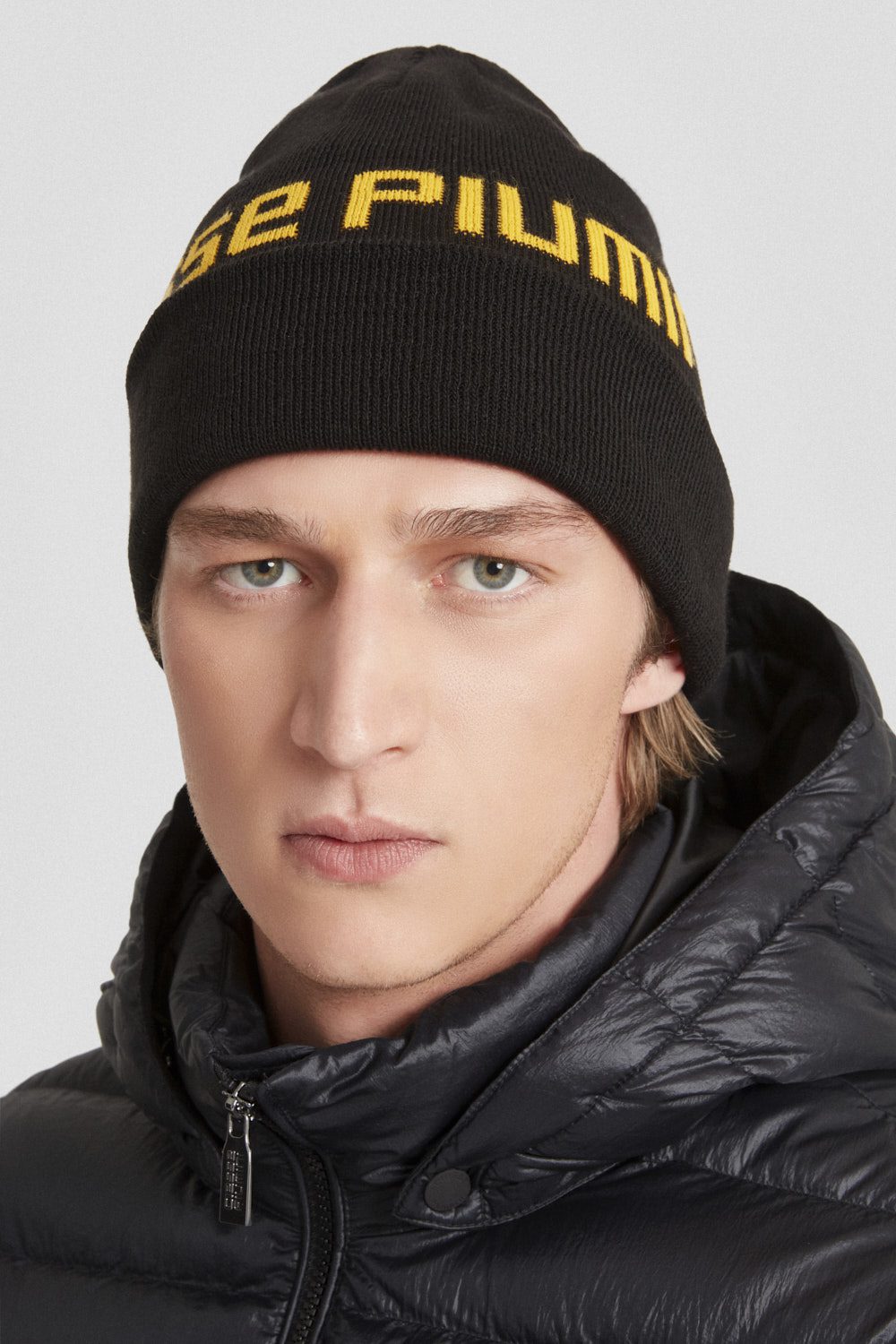 ciesse-outdoor-beanie-schwarze-strickm-tze-mit-umschlag-unisex image 3