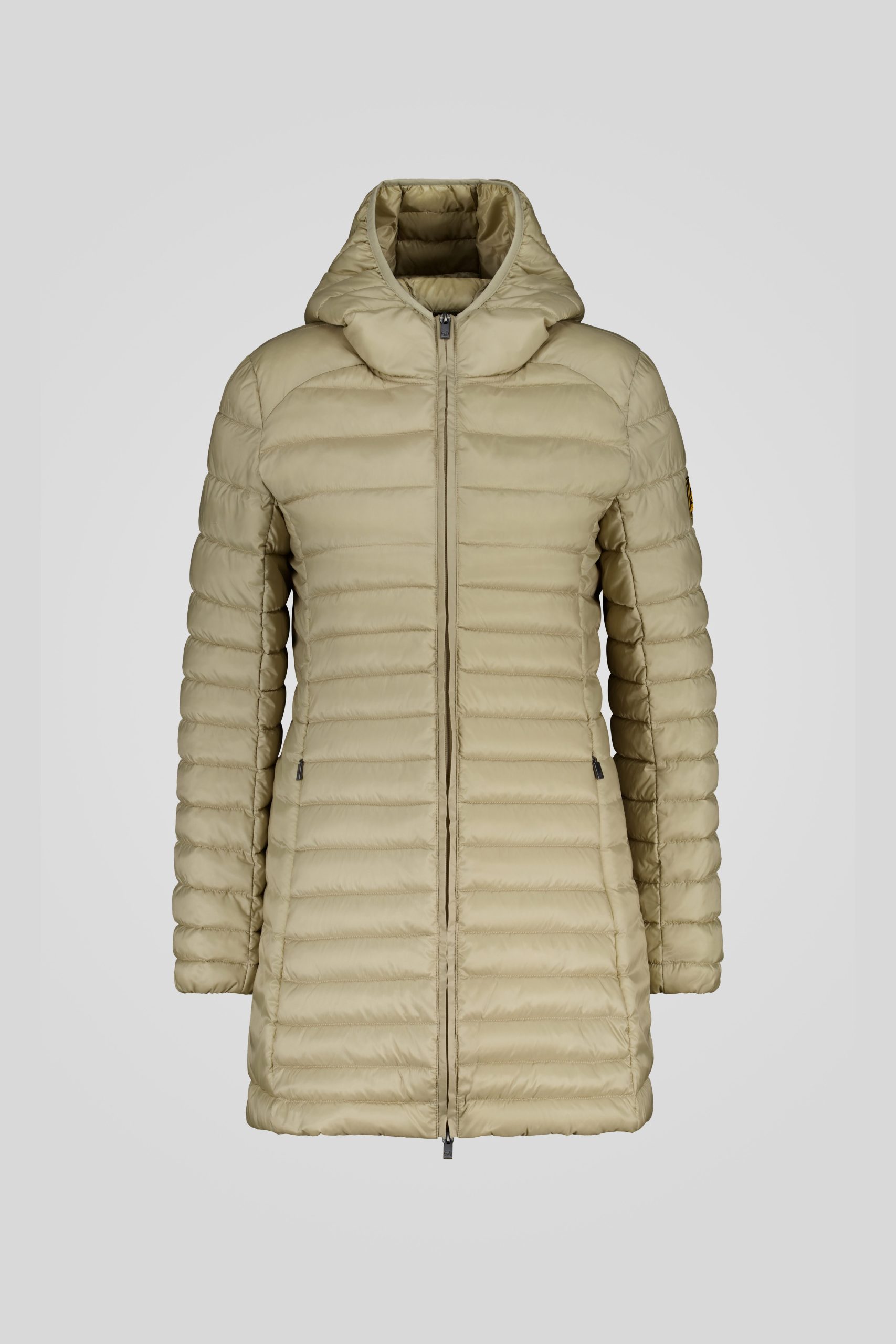 ciesse-piumini-wintermantel-beige-lang-stepp-wasserabweisend image 5
