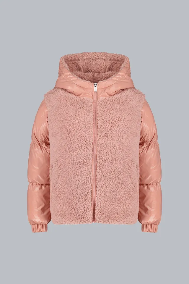 ciesse-outdoor-jonney-daunenjacke-m-dchen-rosa-teddy-hybrid image 1