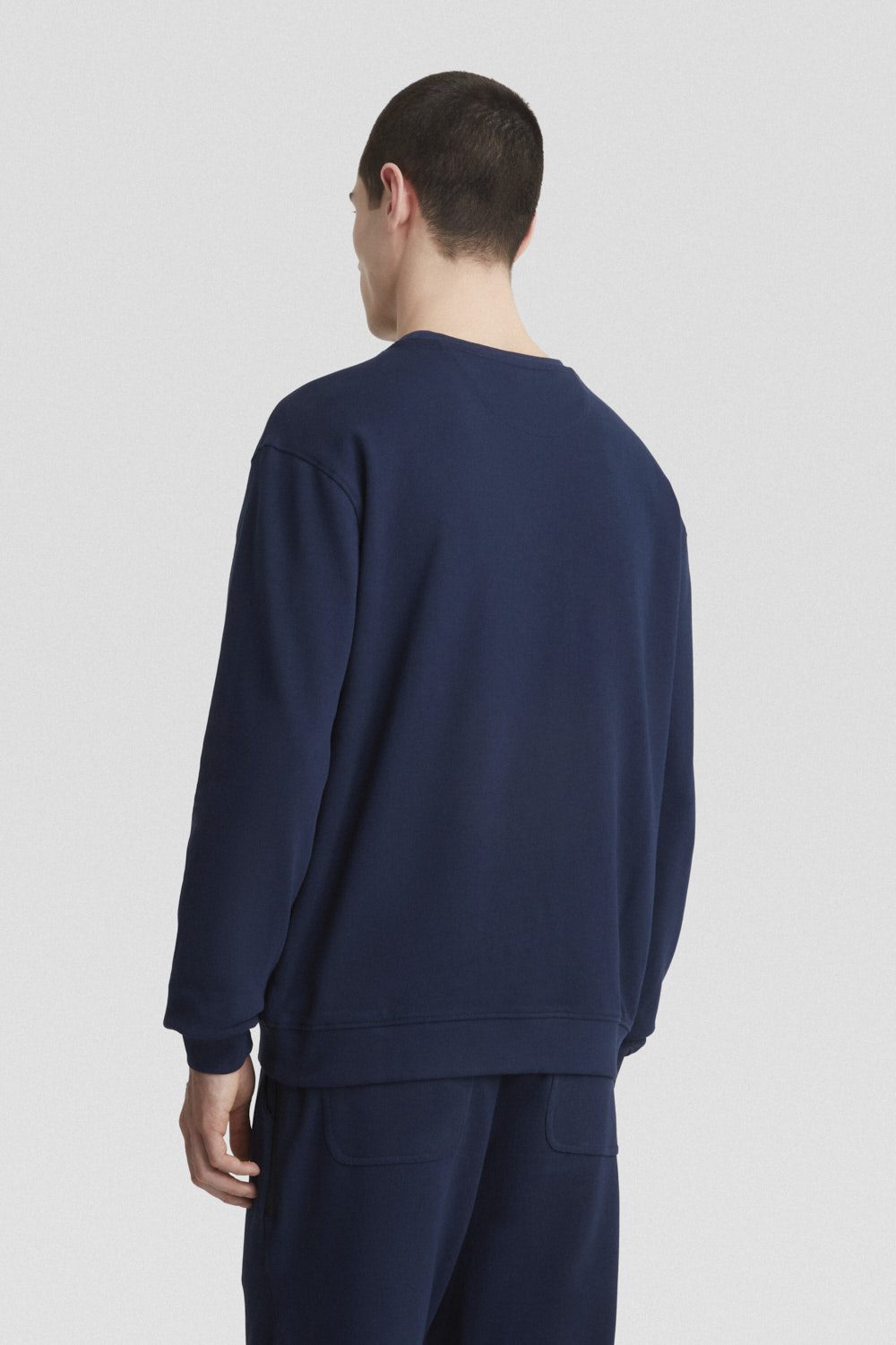 ciesse-outdoor-felpe-sweatshirt-blau-rundhals-baumwolle image 4