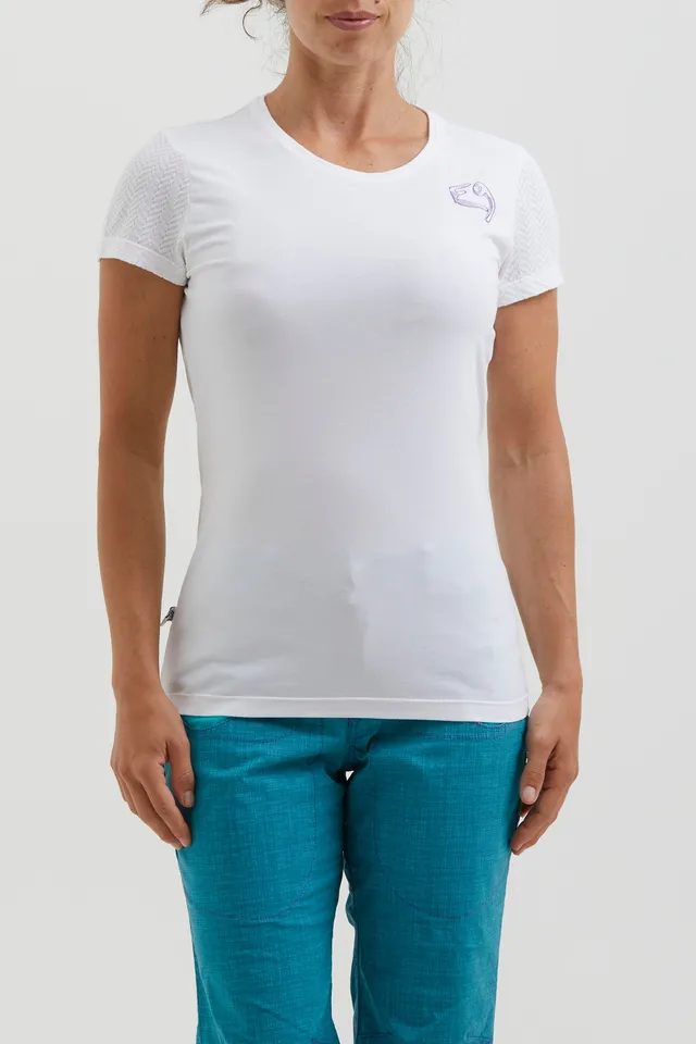 e9-amira-t-shirt-white-slim-baumwolle image 1