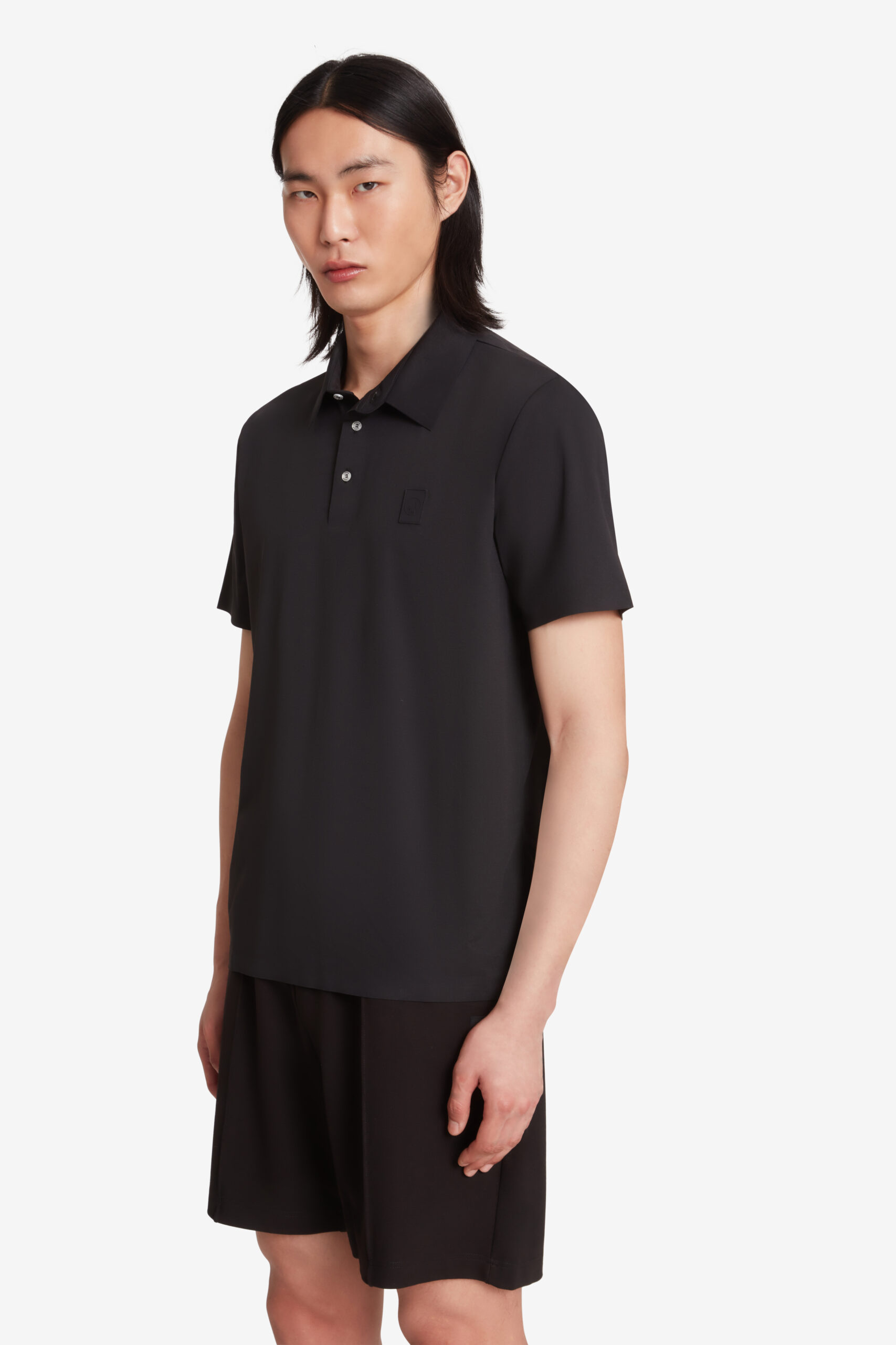 ciesse-outdoor-damien-polo-herren-schwarz-technisch image 2